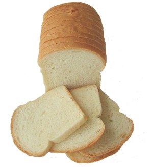 white bread slices